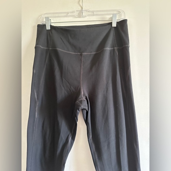 Girlfriend Collective Black Athletic Cropped Recycled Leggings size XL EUC - Picture 3 of 8